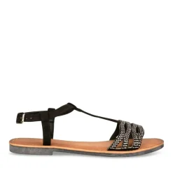 Sandales NOIR Femme Boucle