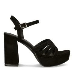 Sandales NOIR Femme Boucle