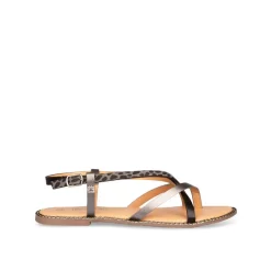 Sandales NOIR Femme Boucle