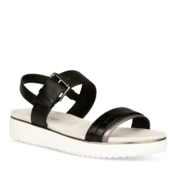 Sandales NOIR Femme Boucle