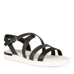 Sandales NOIR Femme Boucle