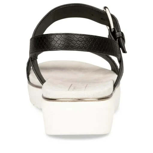 Sandales NOIR Femme Boucle