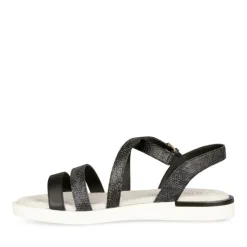 Sandales NOIR Femme Boucle