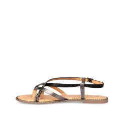 Sandales NOIR Femme Boucle