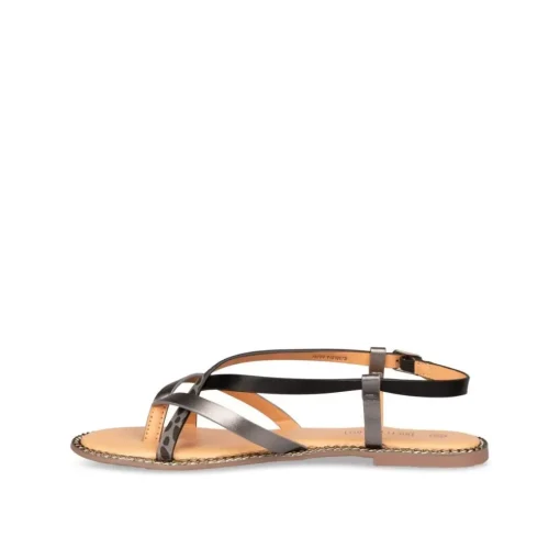 Sandales NOIR Femme Boucle