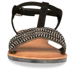 Sandales NOIR Femme Boucle