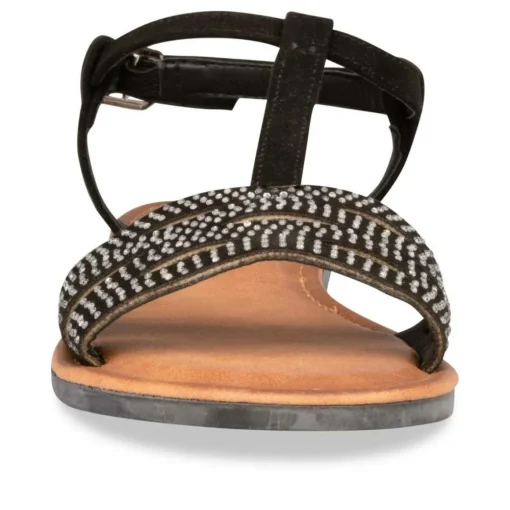 Sandales NOIR Femme Boucle