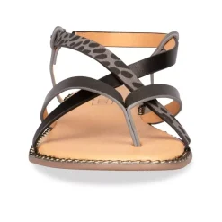 Sandales NOIR Femme Boucle