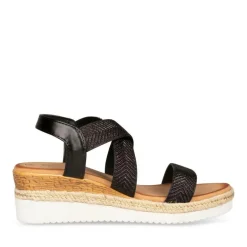 Sandales NOIR Femme Elastique