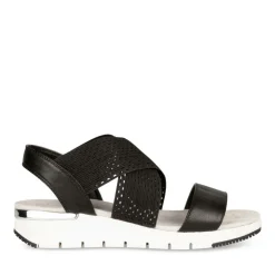 Sandales NOIR Femme Elastique