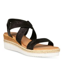Sandales NOIR Femme Elastique