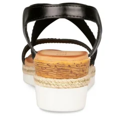 Sandales NOIR Femme Elastique