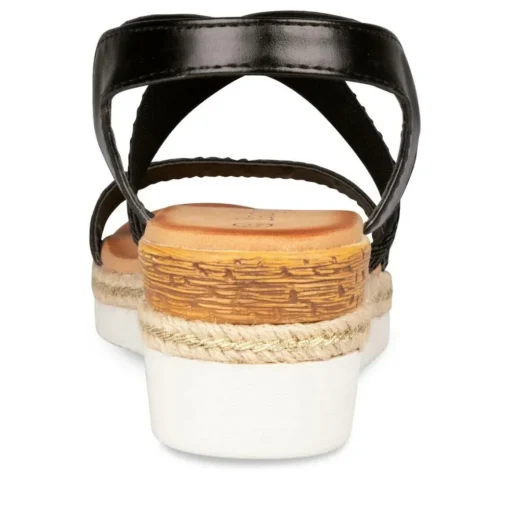 Sandales NOIR Femme Elastique
