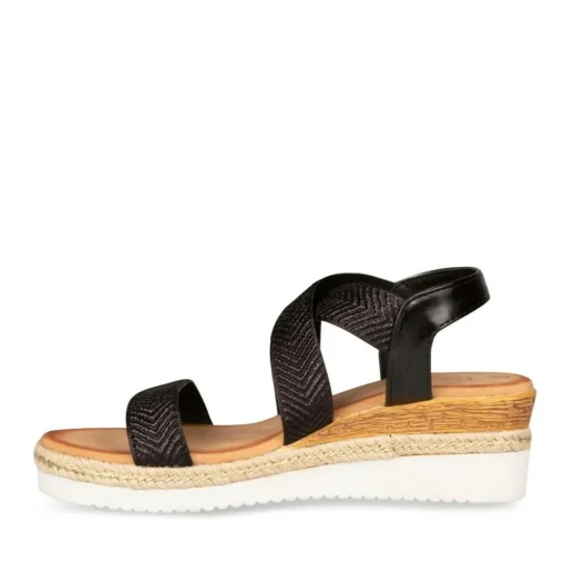 Sandales NOIR Femme Elastique