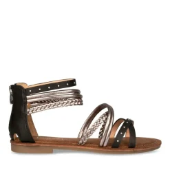 Sandales NOIR Femme Fermeture éclair
