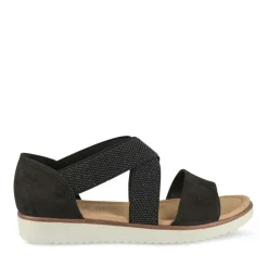 Sandales NOIR Femme Motif Clouté Elastique