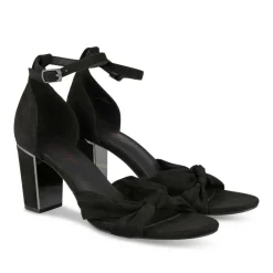 Sandales NOIR Femme Motif Uni Boucle