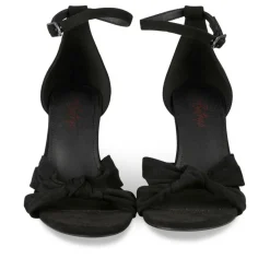 Sandales NOIR Femme Motif Uni Boucle