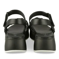 Sandales NOIR Femme Motif Tressé Scratch