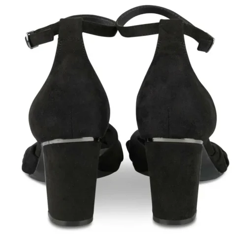 Sandales NOIR Femme Motif Uni Boucle