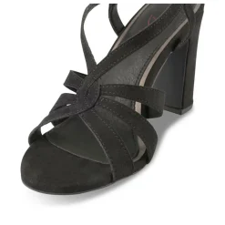 Sandales NOIR Femme Motif Uni Boucle