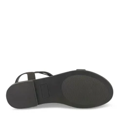 Sandales NOIR Femme Motif Paillettes Elastique