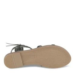 Sandales NOIR Femme Motif Clouté A Enfiler