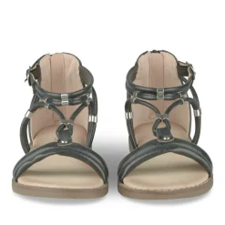 Sandales NOIR Fille Motif Uni Fermeture éclair