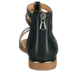 Sandales NOIR Fille Motif Iridescent Fermeture éclair