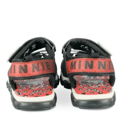 Sandales NOIR Fille Motif Coeurs Scratch