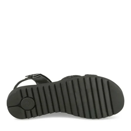 Sandales NOIR Fille Motif Paillettes Scratch