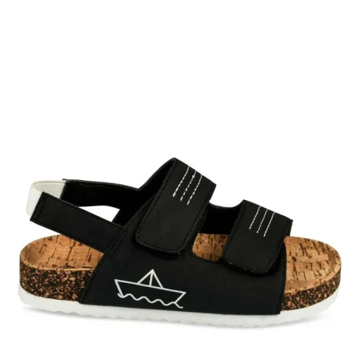 Sandales NOIR Garçon Scratch