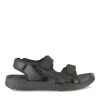 Sandales NOIR Homme CUIR Motif Uni Scratch