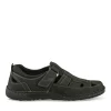 Sandales NOIR Homme CUIR Motif Uni Scratch