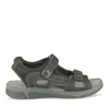 Sandales NOIR Homme CUIR Motif Uni Scratch