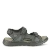Sandales NOIR Homme CUIR Motif Uni Scratch