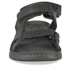 Sandales NOIR Homme CUIR Motif Uni Scratch