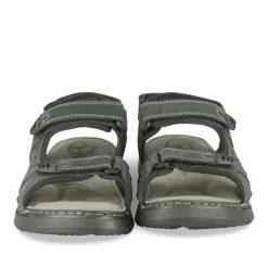 Sandales NOIR Homme CUIR Motif Uni Scratch