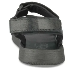 Sandales NOIR Homme CUIR Motif Uni Scratch