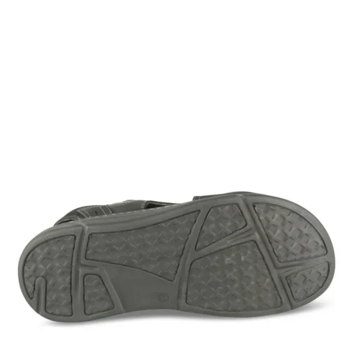 Sandales NOIR Homme CUIR Motif Uni Scratch