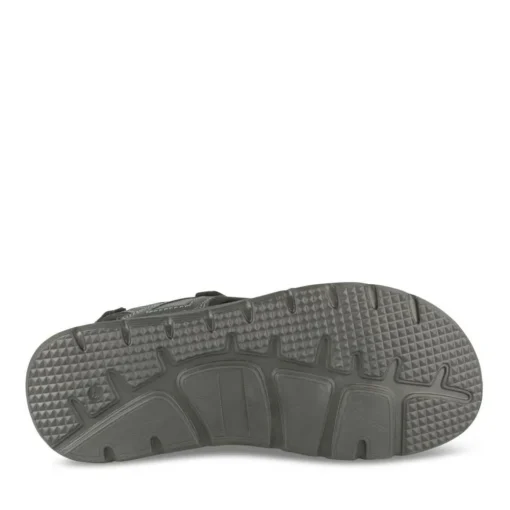 Sandales NOIR Homme CUIR Motif Uni Scratch