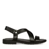 Sandales NOIR Homme Motif Uni Boucle
