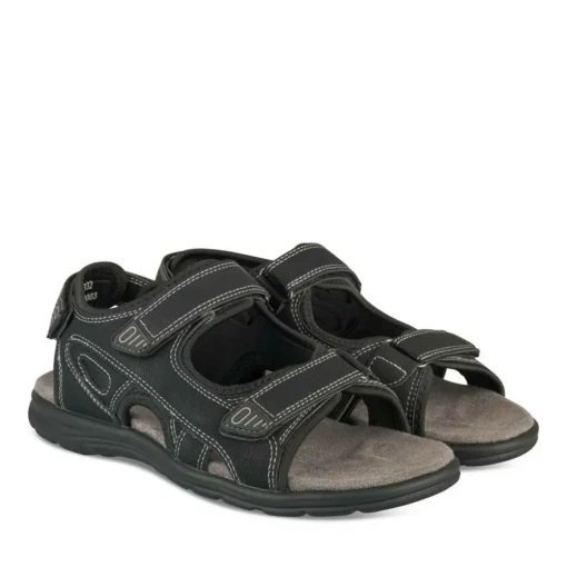 Sandales NOIR Homme Motif Uni Scratch