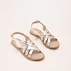 Sandales OR Femme CUIR Motif Uni Boucle