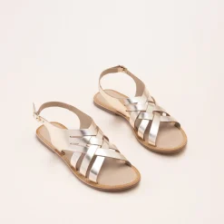 Sandales OR Femme CUIR Motif Uni Boucle