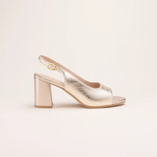 Sandales OR Femme CUIR Motif Uni Boucle