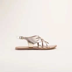 Sandales OR Femme CUIR Motif Uni Boucle