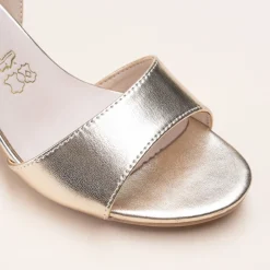 Sandales OR Femme CUIR Motif Iridescent Boucle