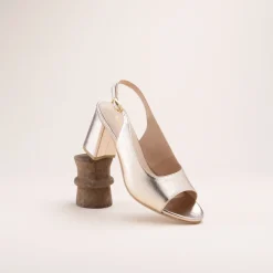 Sandales OR Femme CUIR Motif Uni Boucle