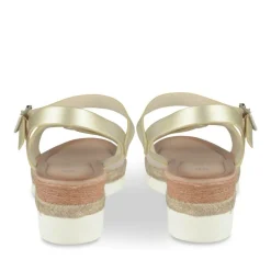 Sandales OR Femme Motif Paillettes Boucle
